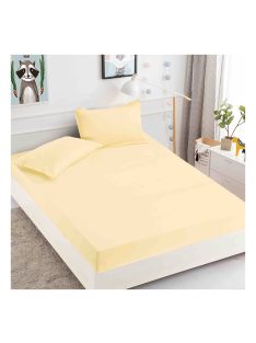   Cearceaf de pat cu elastic și două fețe de pernă, o singură culoare (pentru saltea 160x200 и 180x200) MarketVarna, 3 piese - Model V10486